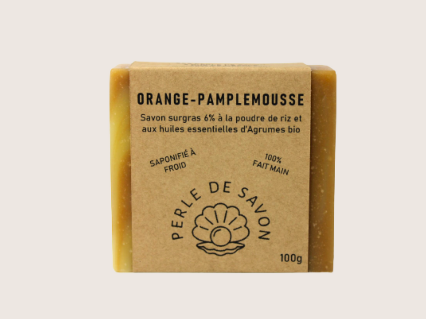 Savon Orange-Pamplemousse surgras 6%