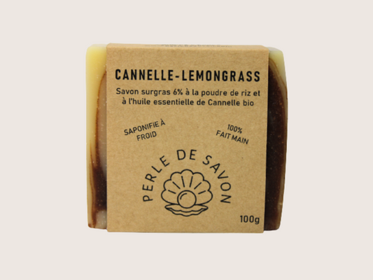 Savon Cannelle-Lemongrass surgras 6%