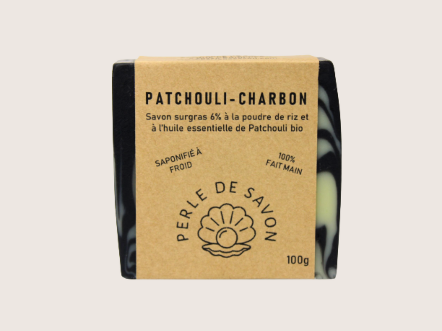 Savon Patchouli-Charbon surgras 6%